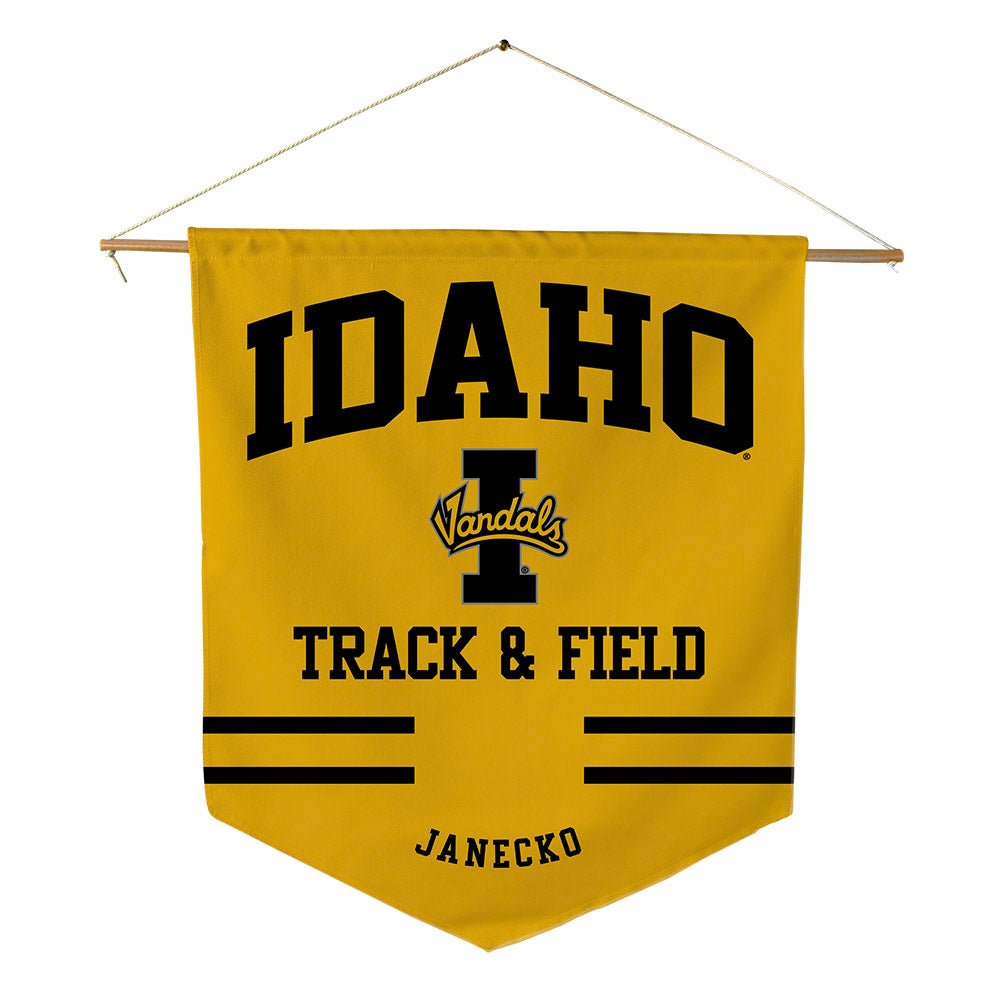 Idaho - NCAA Men's Track & Field : Nick Janecko - Pennant - 18" x 21"-0