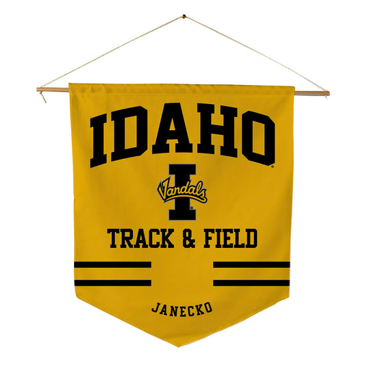 Idaho - NCAA Men's Track & Field : Nick Janecko - Pennant - 18" x 21"-0
