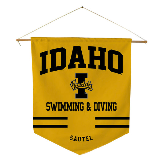 Idaho - NCAA Women's Swimming & Diving : Kirsten Sautel - Pennant - 18" x 21"-0