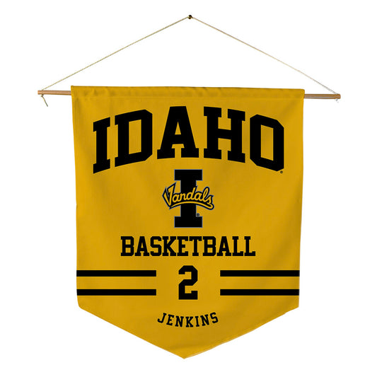 Idaho - NCAA Men's Basketball : Talon Jenkins - Pennant - 18" x 21"-0