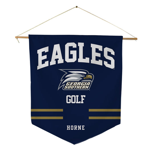 Georgia Southern - NCAA Men's Golf : Thomas Horne - Pennant - 18" x 21"-0