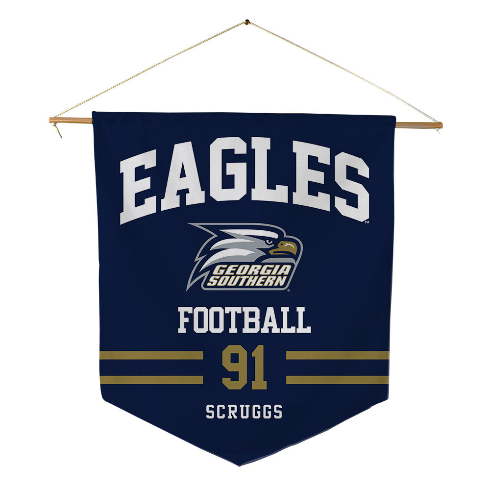Georgia Southern - NCAA Football : Evan Scruggs - Pennant - 18" x 21"-0