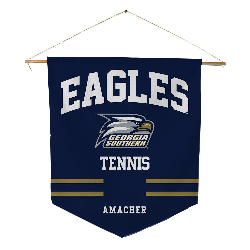 Georgia Southern - NCAA Men's Tennis : Alex Amacher - Pennant - 18" x 21"-0
