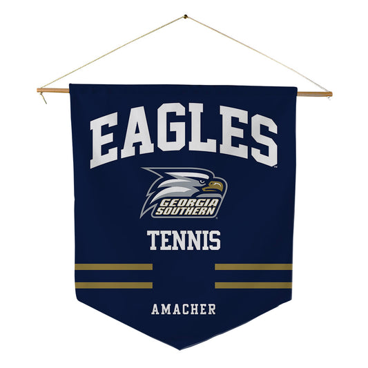 Georgia Southern - NCAA Men's Tennis : Alex Amacher - Pennant - 18" x 21"-0