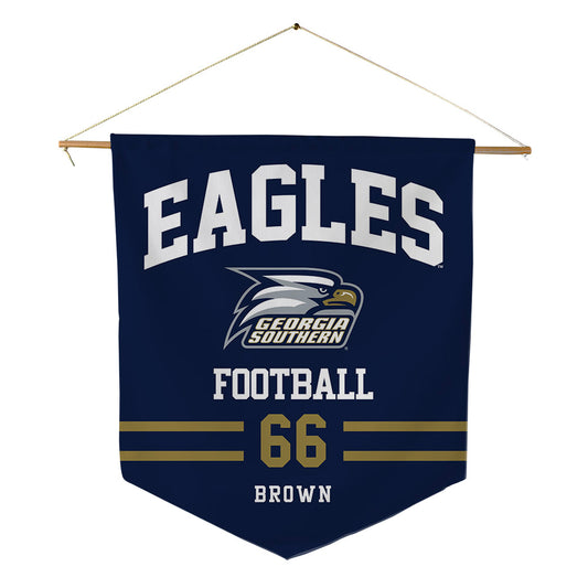 Georgia Southern - NCAA Football : Johnnie Brown - Pennant - 18" x 21"-0
