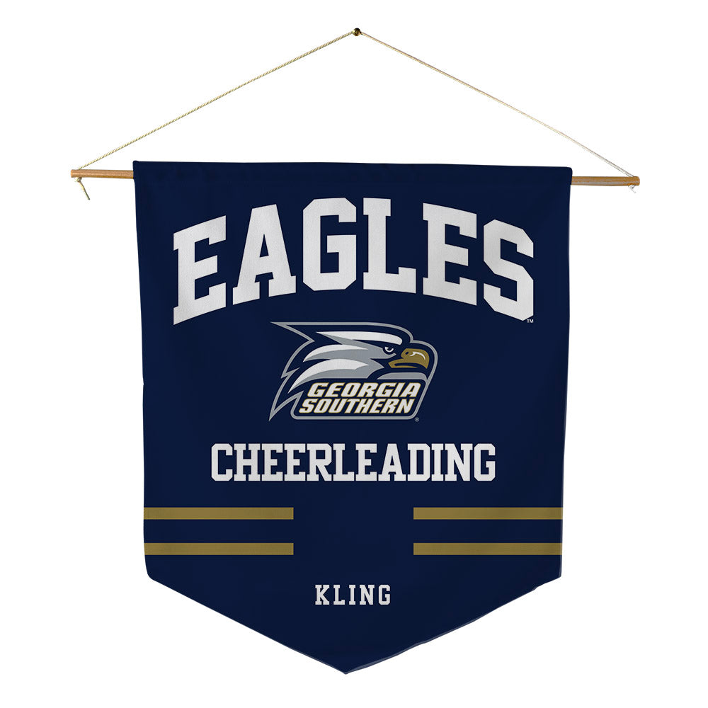 Georgia Southern - NCAA Cheerleading : presley kling - Pennant - 18" x 21"-0