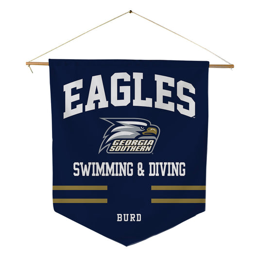 Georgia Southern - NCAA Women's Swimming & Diving : Sterling Burd - Pennant - 18" x 21"-0