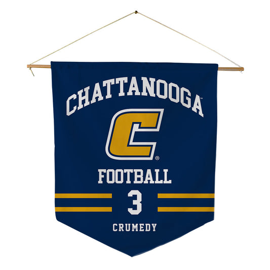 UTC - NCAA Football : Taylor Crumedy - Pennant - 18" x 21"-0