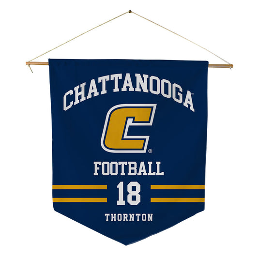 UTC - NCAA Football : Zaire Thornton - Pennant - 18" x 21"-0