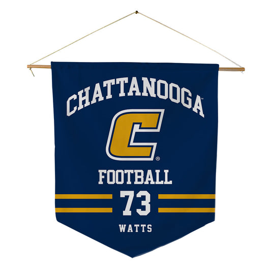 UTC - NCAA Football : Malik Watts - Pennant - 18" x 21"-0