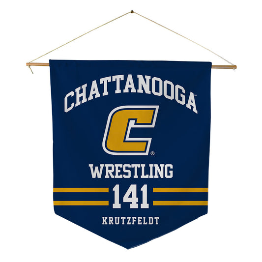 UTC - NCAA Wrestling : Cole Krutzfeldt - Pennant - 18" x 21"-0