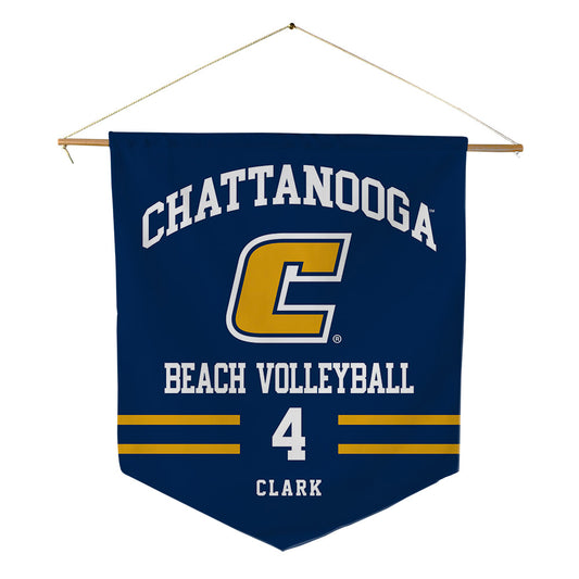 UTC - NCAA Beach Volleyball : Taylor Clark - Pennant - 18" x 21"-0