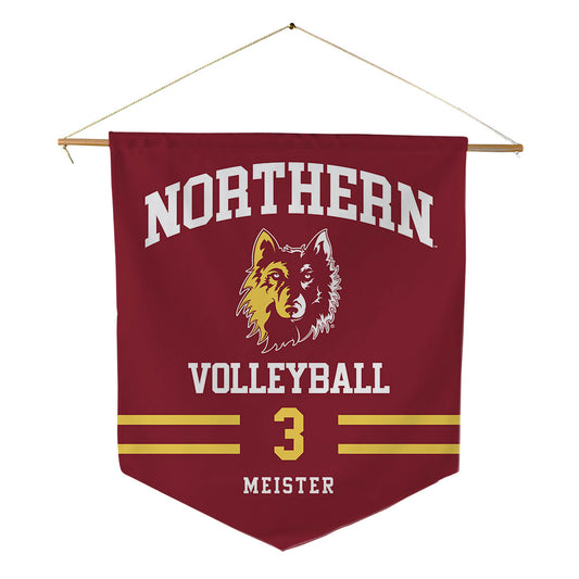 NSU - NCAA Women's Volleyball : Abby Meister - Pennant - 18" x 21"-0