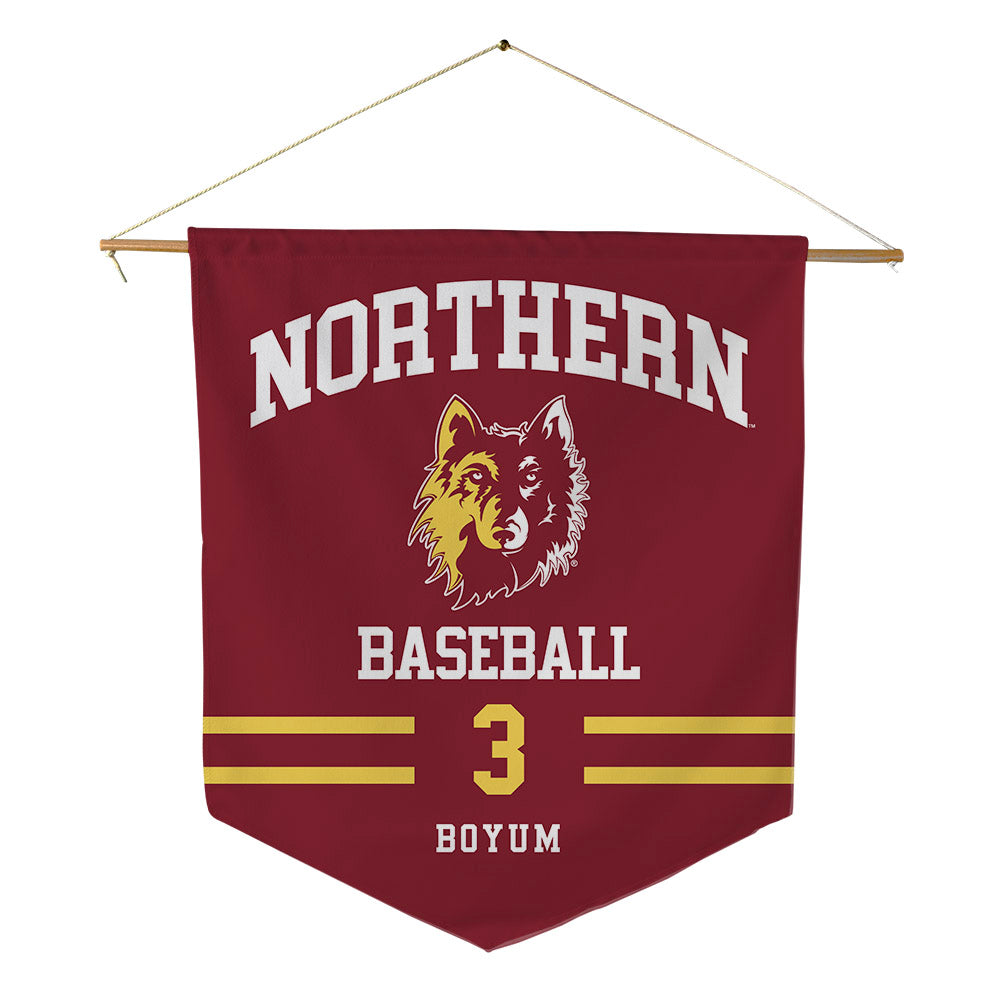 NSU - NCAA Baseball : Tyler Boyum - Pennant - 18" x 21"-0