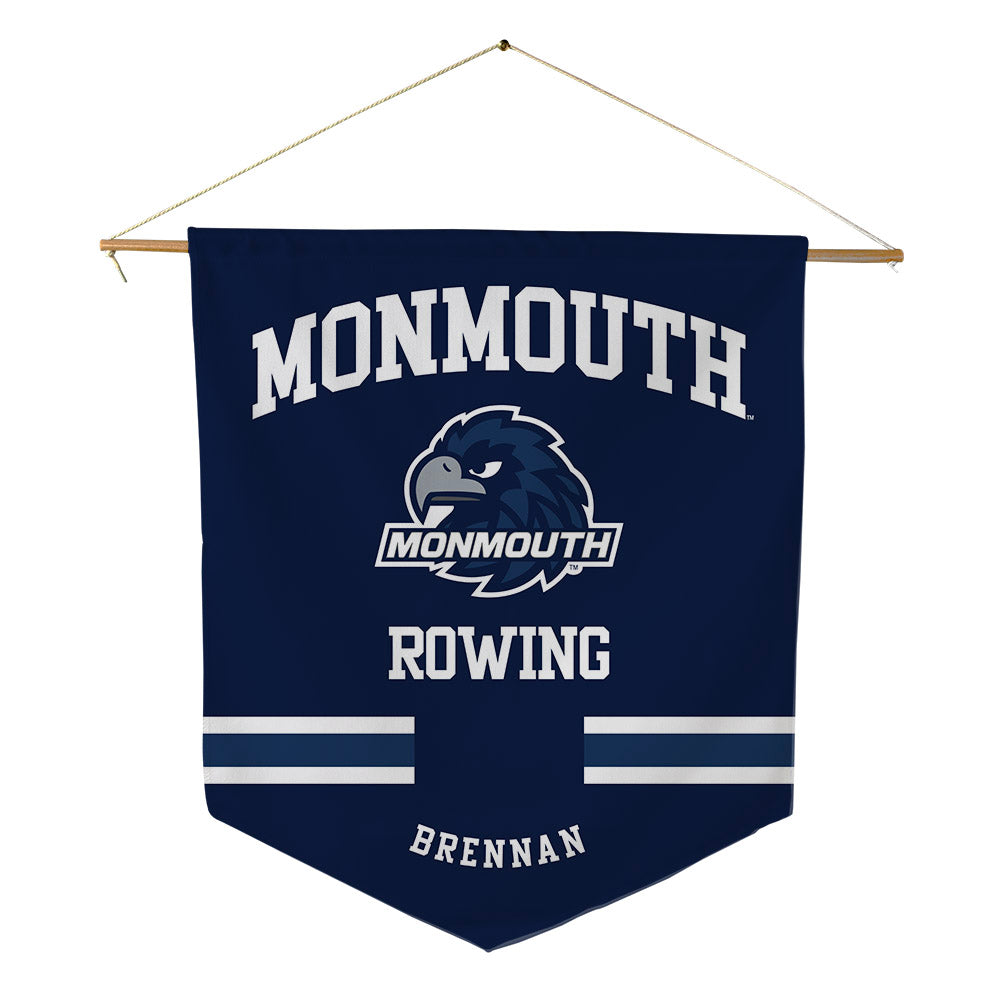Monmouth - NCAA Women's Rowing : Madalyne Brennan - Pennant - 18" x 21"-0