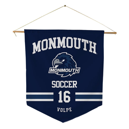 Monmouth - NCAA Men's Soccer : Colin Volpe - Pennant - 18" x 21"-0