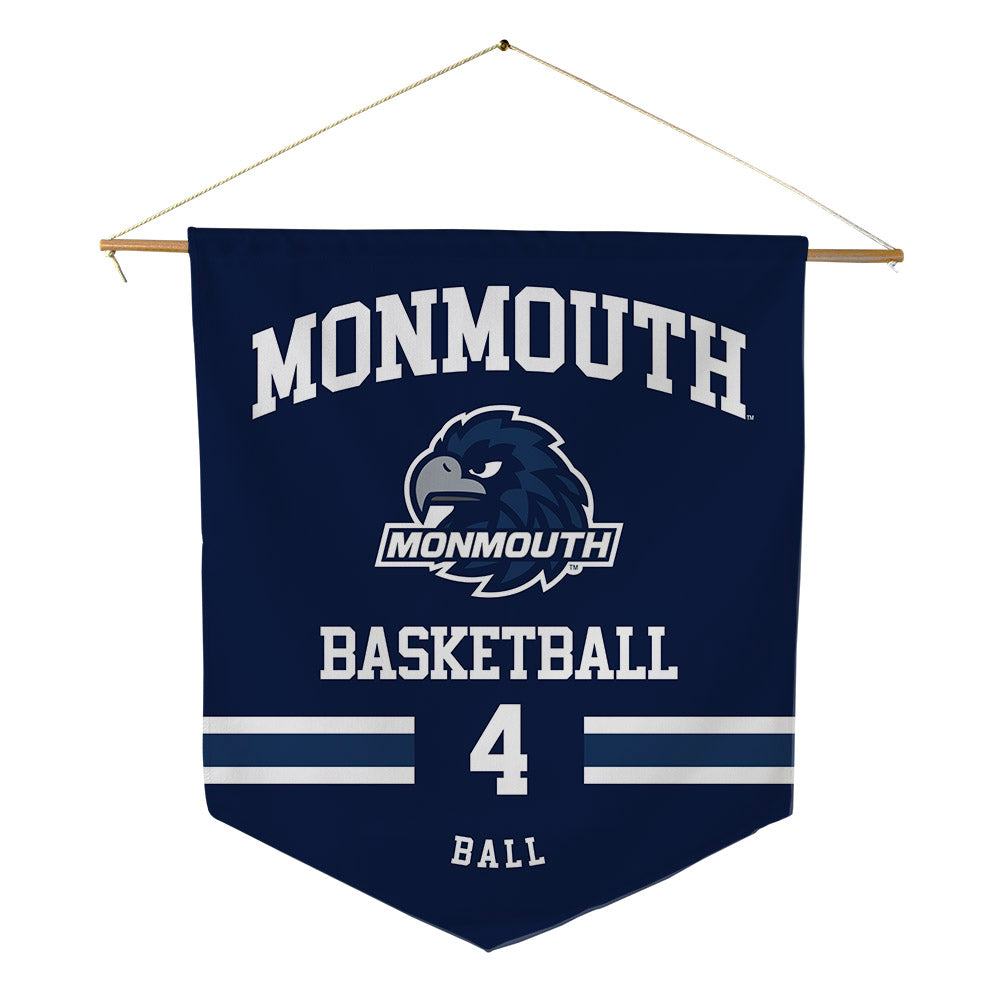 Monmouth - NCAA Men's Basketball : Andrew Ball - Pennant - 18" x 21"-0