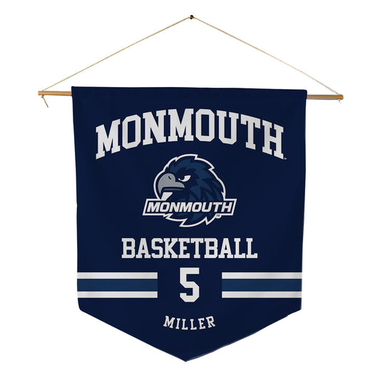 Monmouth - NCAA Men's Basketball : Corey Miller - Pennant - 18" x 21"-0