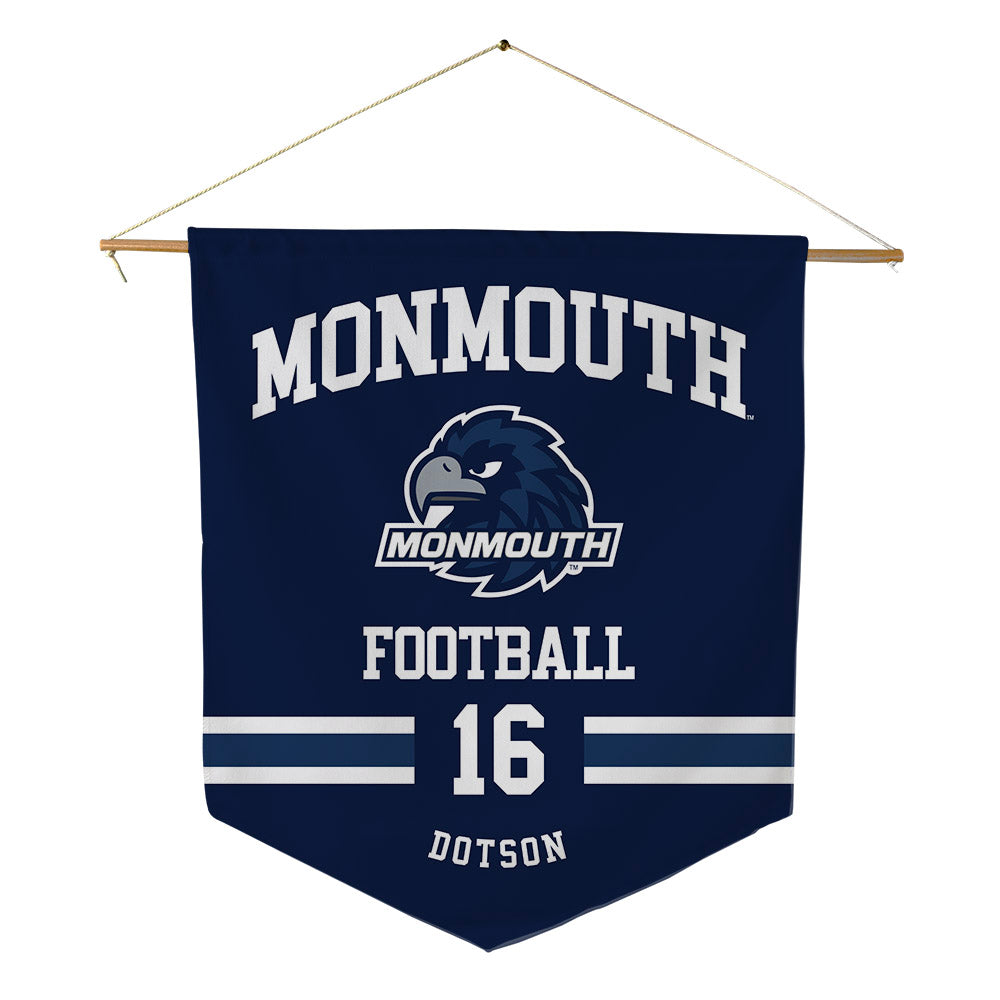 Monmouth - NCAA Football : Jaylen Dotson - Pennant - 18" x 21"-0