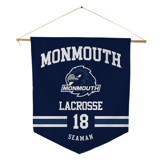 Monmouth - NCAA Men's Lacrosse : Gavin Seaman - Pennant - 18" x 21"-0