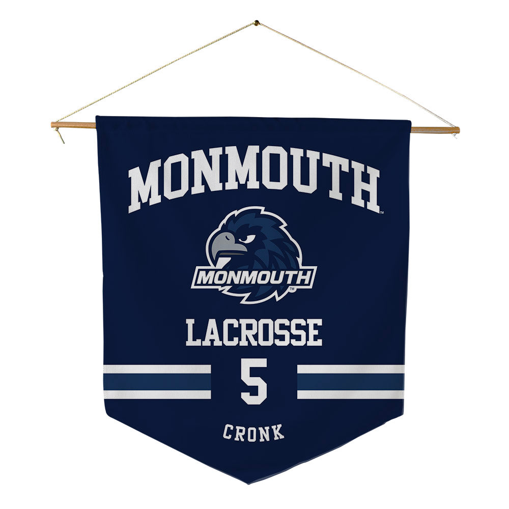 Monmouth - NCAA Men's Lacrosse : Ethan Cronk - Pennant - 18" x 21"-0