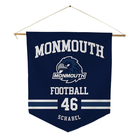 Monmouth - NCAA Football : Luke Schabel - Pennant - 18" x 21"-0