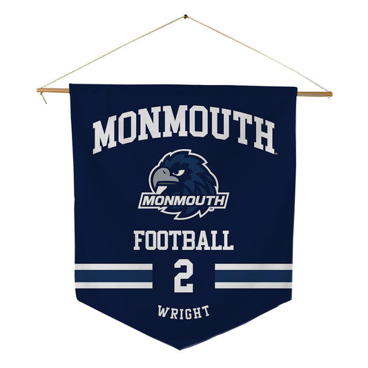 Monmouth - NCAA Football : Tyrese Wright - Pennant - 18" x 21"-0