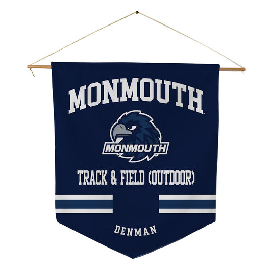 Monmouth - NCAA Women's Track & Field : Claire Denman - Pennant - 18" x 21"-0