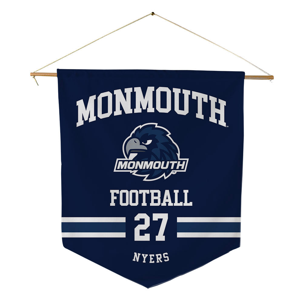 Monmouth - NCAA Football : Justin Nyers - Pennant - 18" x 21"-0