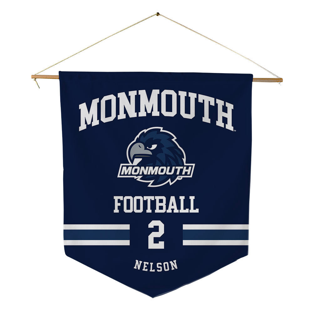 Monmouth - NCAA Football : Gavin Nelson - Pennant - 18" x 21"-0