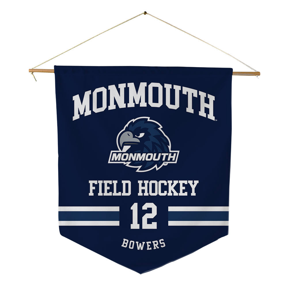 Monmouth - NCAA Women's Field Hockey : Keely Bowers - Pennant - 18" x 21"-0