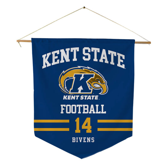Kent State - NCAA Football : Tyler Bivens - Pennant - 18" x 21"-0