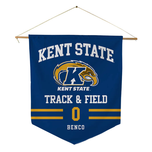 Kent State - NCAA Men's Track & Field : Scott Benco - Pennant - 18" x 21"-0