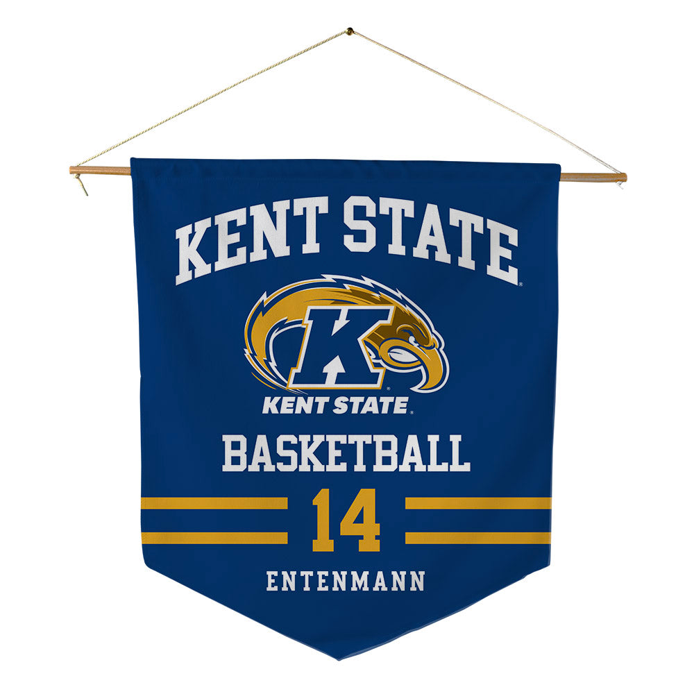 Kent State - NCAA Men's Basketball : Magnus Entenmann - Pennant - 18" x 21"-0