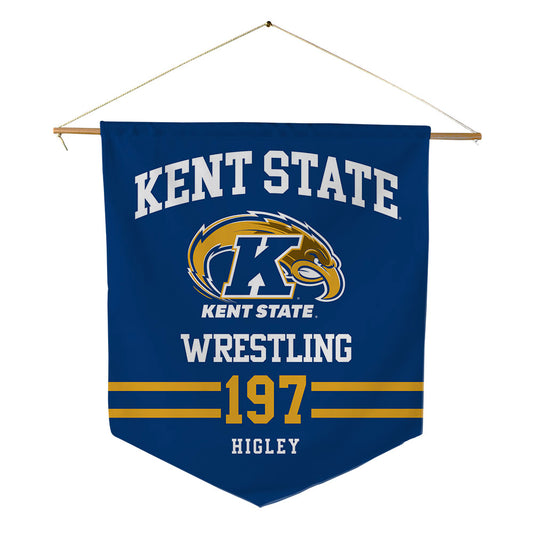 Kent State - NCAA Wrestling : Mason Higley - Pennant - 18" x 21"-0