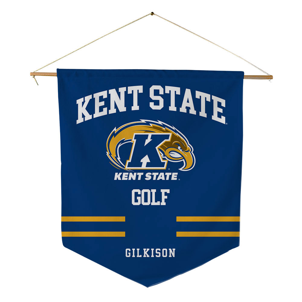 Kent State - NCAA Men's Golf : Jordan Gilkison - Pennant - 18" x 21"-0