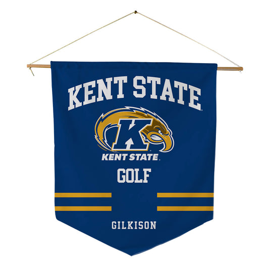 Kent State - NCAA Men's Golf : Jordan Gilkison - Pennant - 18" x 21"-0