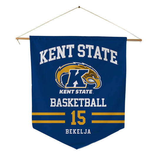 Kent State - NCAA Men's Basketball : Mike Bekelja - Pennant - 18" x 21"-0