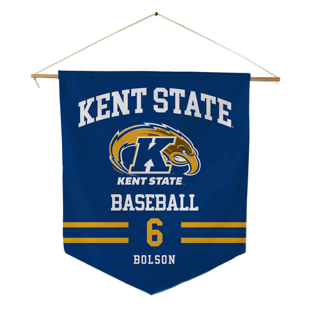 Kent State - NCAA Baseball : Marek Bolson - Pennant - 18" x 21"-0