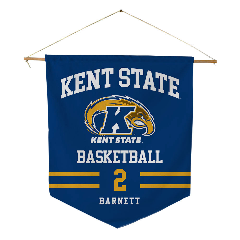 Kent State - NCAA Men's Basketball : Marquis Barnett - Pennant - 18" x 21"-0
