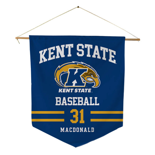 Kent State - NCAA Baseball : Lance MacDonald - Pennant - 18" x 21"-0