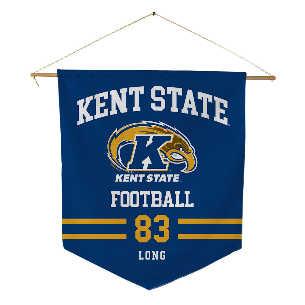 Kent State - NCAA Football : Garrett Long - Pennant - 18" x 21"-0