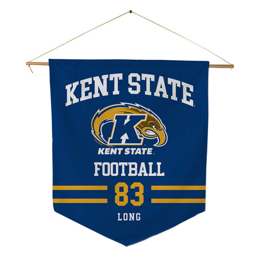 Kent State - NCAA Football : Garrett Long - Pennant - 18" x 21"-0