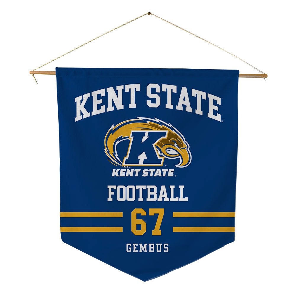 Kent State - NCAA Football : Max Gembus - Pennant - 18" x 21"-0