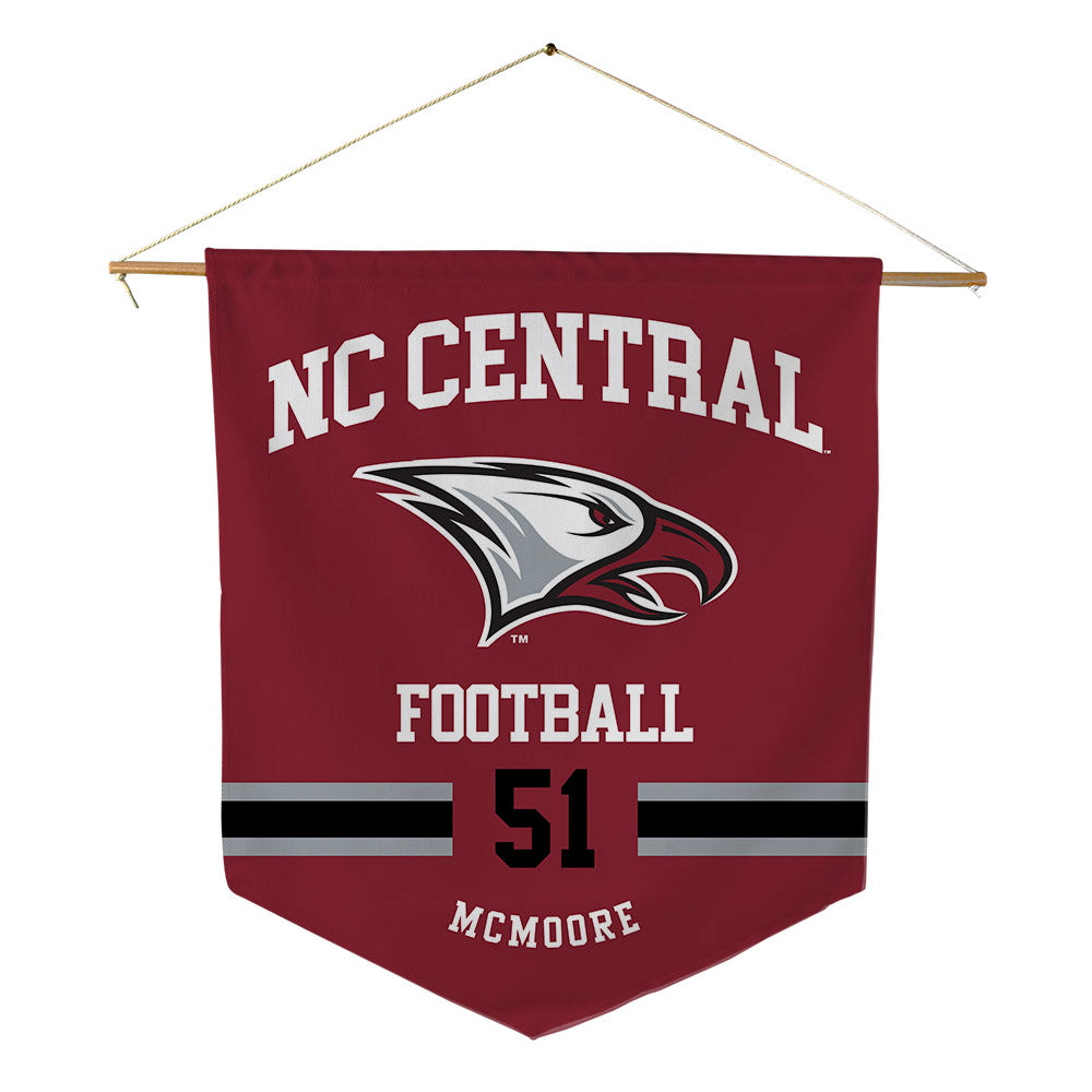 NCCU - NCAA Football : Alexavier McMoore - Pennant - 18" x 21"-0