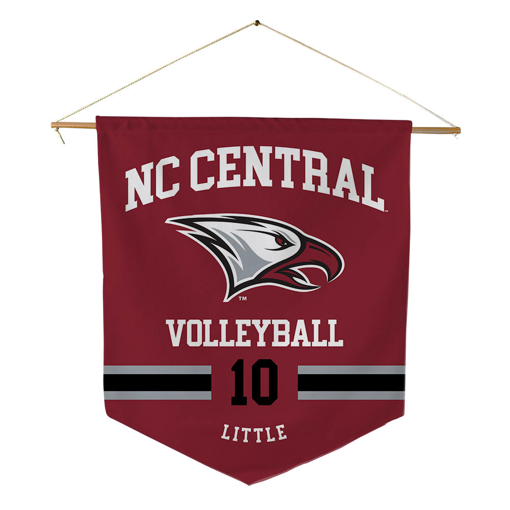 NCCU - NCAA Women's Volleyball : Tayah Little - Pennant - 18" x 21"-0