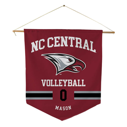 NCCU - NCAA Women's Volleyball : Jenelle Mason - Pennant - 18" x 21"-0