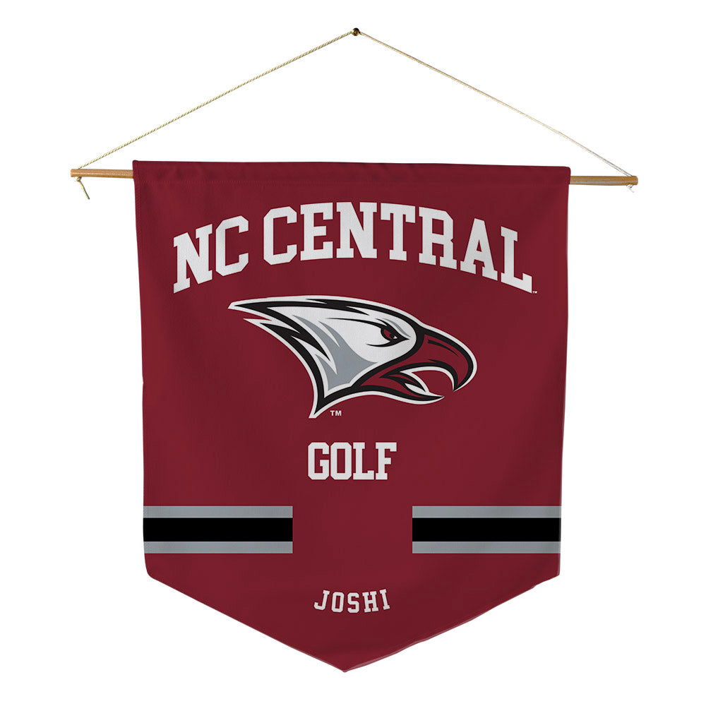 NCCU - NCAA Men's Golf : Isar Joshi - Pennant - 18" x 21"-0