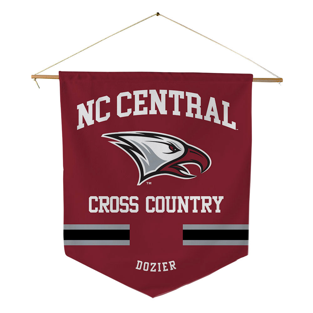 NCCU - NCAA Men's Cross Country : Sebastian Dozier - Pennant - 18" x 21"-0