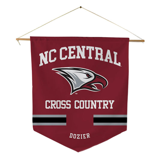 NCCU - NCAA Men's Cross Country : Sebastian Dozier - Pennant - 18" x 21"-0
